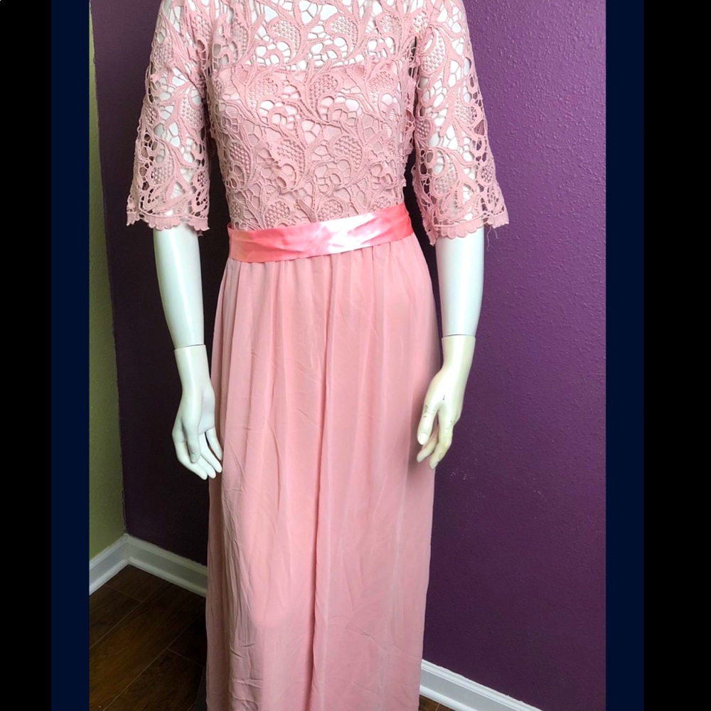 Pink Lace Dress